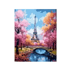 KIT PAINT BY NUMBERS PARÍS SOÑADO 40X50